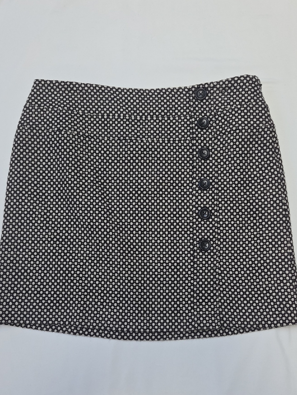 Geoffrey Beene Sport Black and White Polka Dot Skirt Size 10